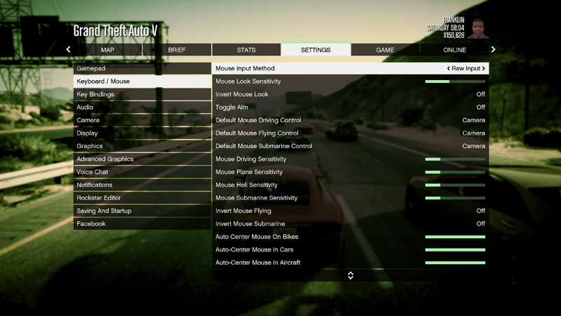 Oyun Ayarları İçeriği